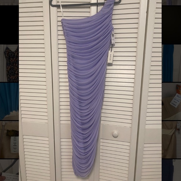 Babaton Aritzia Lilac Bodycon Dress Size 6 - Picture 3 of 6